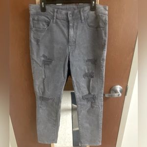 American Eagle Men’s Grey, Slim Jeans. Airfelx+, 34 by 30